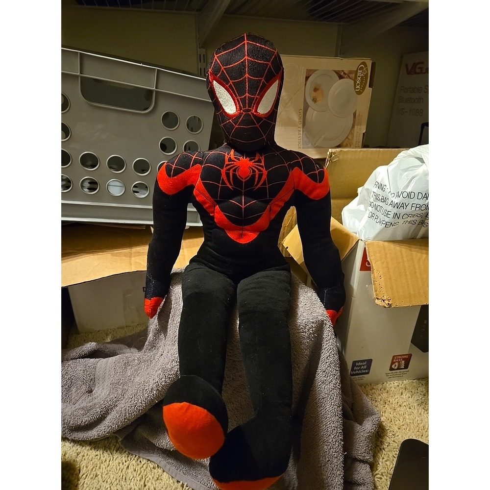Spider-Man Miles Morales Kids Bedding Pillow Buddy